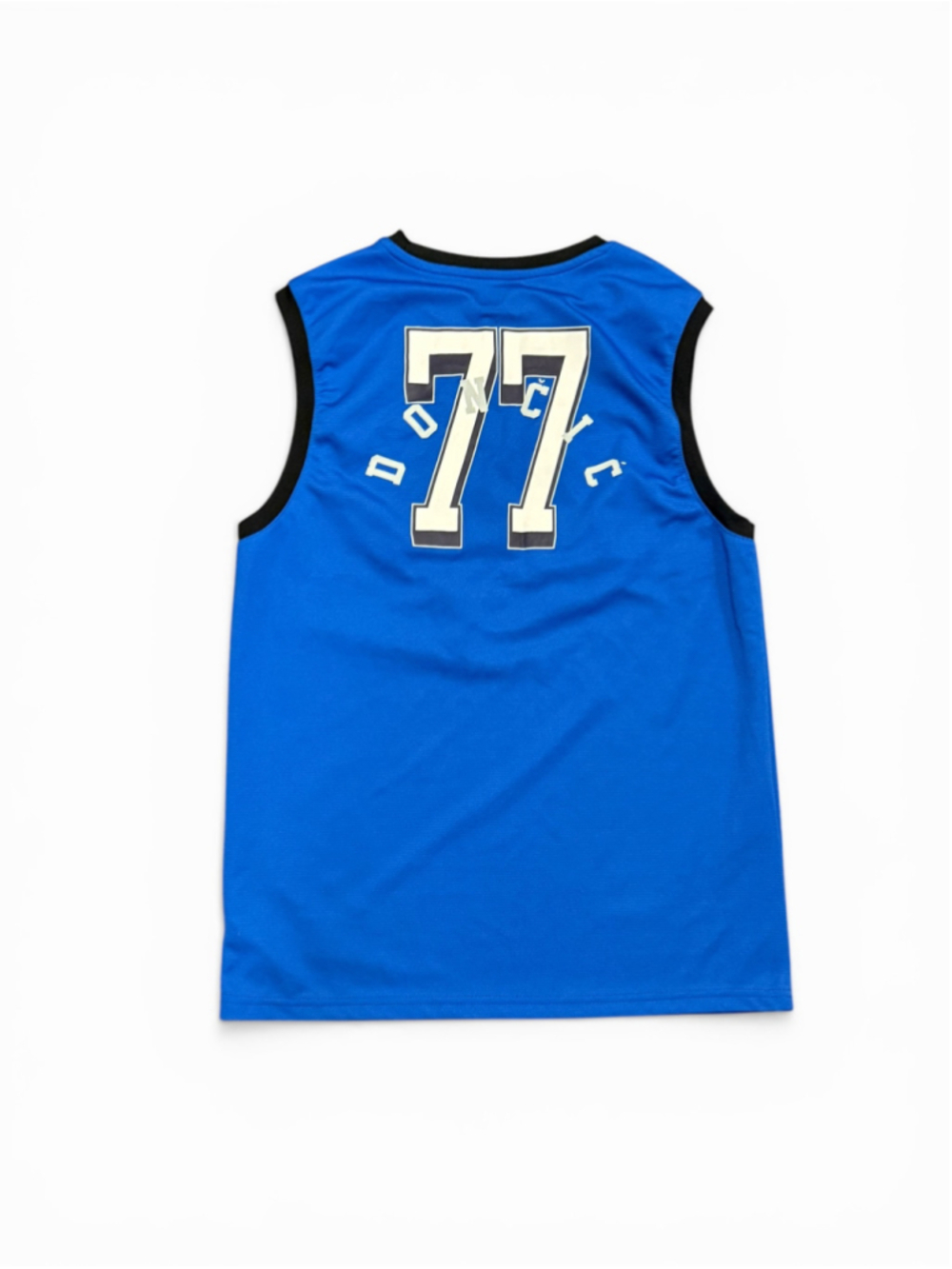 NBA Men's Dallas Mavericks LUKA DONCIC #77 Blue/Black Sleeveless Jersey Sz M - Picture 3 of 7